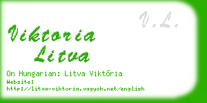 viktoria litva business card